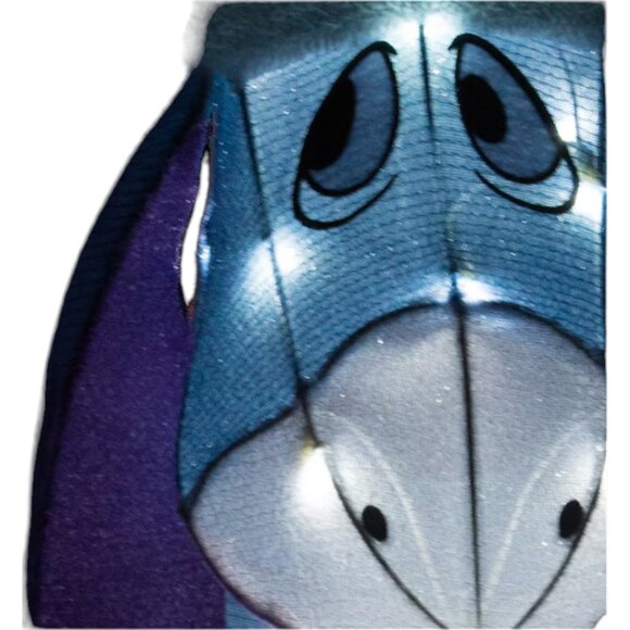 Disney 2.5 FT EEYORE Light Up Tinsel Yard 3D Sculpture Christmas LED Decor Prop - Picture 10 of 11